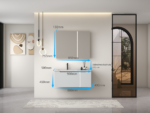 Set Mobilier, Baie, Gri/Kaki, T1121M-90 - imagine 2