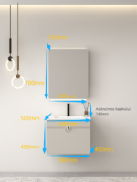 Set Mobilier, Baie, Gri/Crem, 1172M-60 - imagine 2