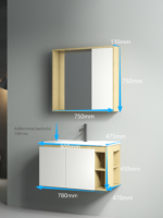 Set Mobilier, Baie, Crem/Alb, J212 - imagine 2